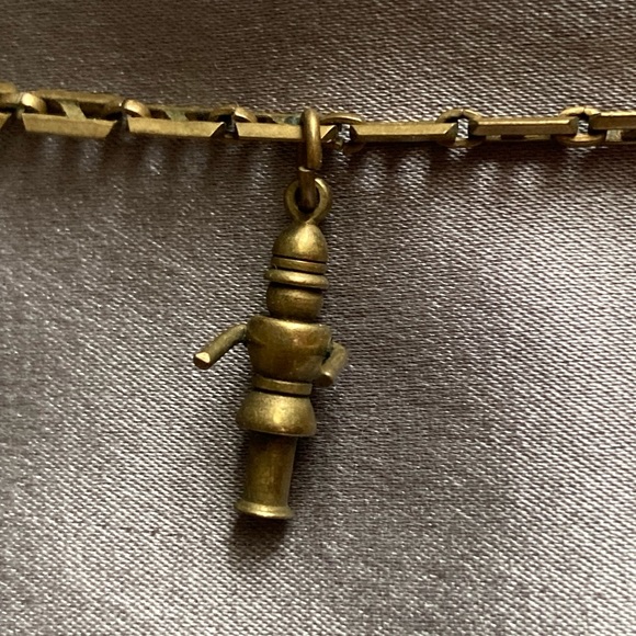 Antique WW2 Sweetheart Charm Bracelet brass - Picture 3 of 7